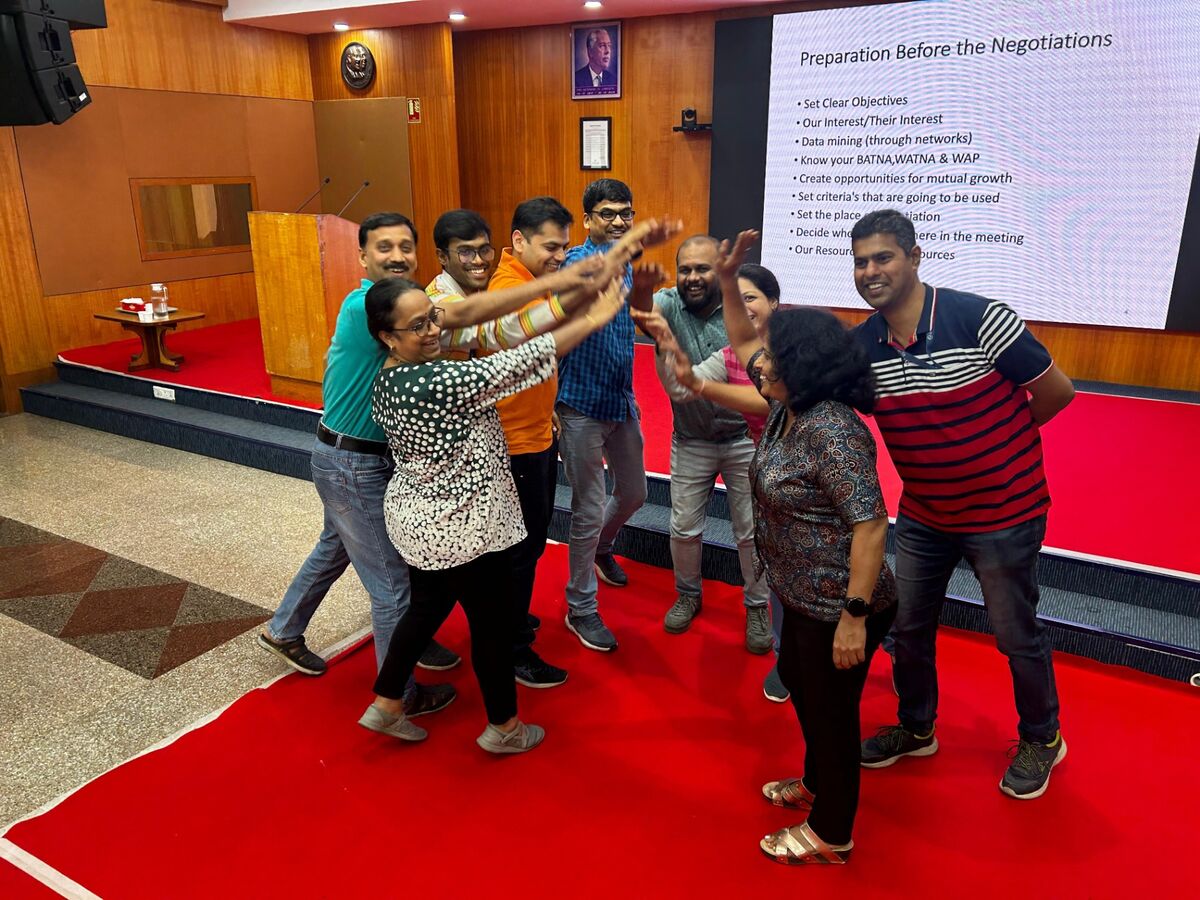 Negotiation skills workshop