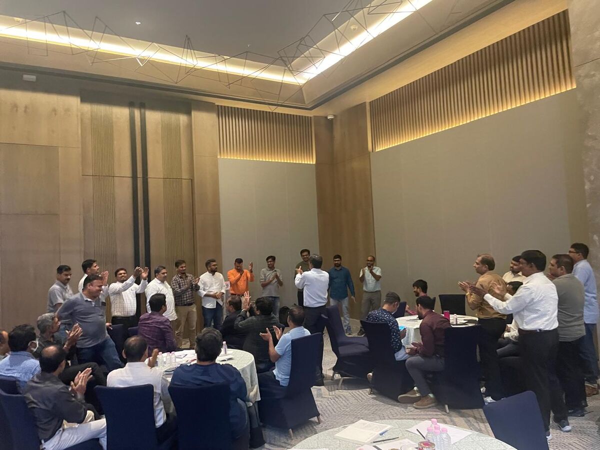 Leadership offsite — group activity