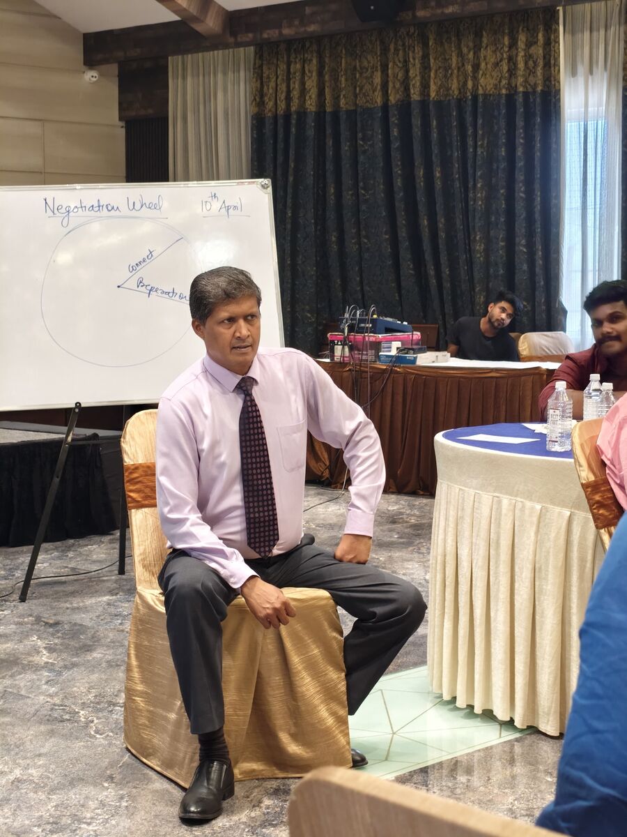 Negotiation Wheel — live workshop